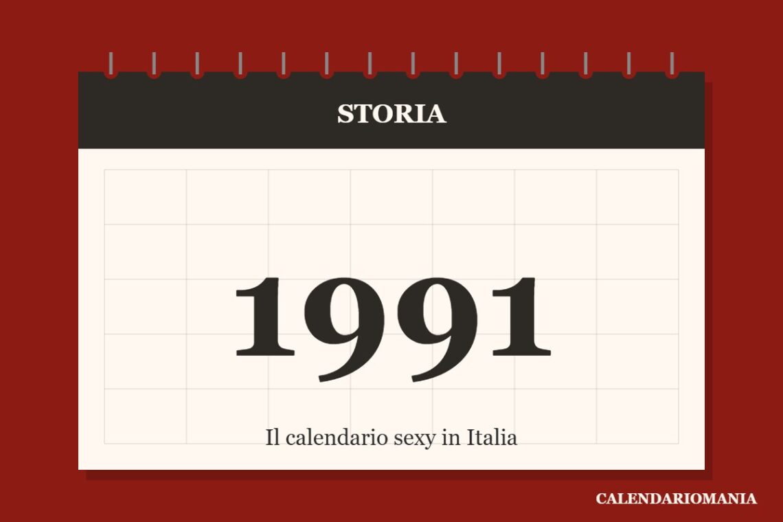 Copertina tipografica: storia del calendario in Italia